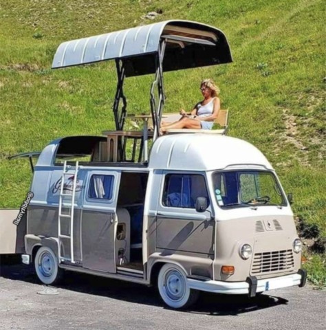 Camping-car avec terrasse Camping-car avec terrasse
