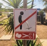 Interdiction d'uriner